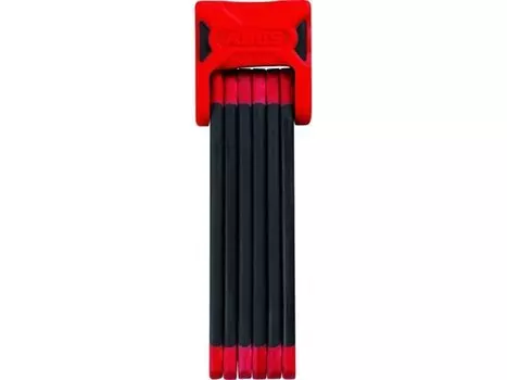 Велосипедный замок ABUS BORDO 6000, сегментный, на ключ, 900 х 5, красный, 729843_ABUS