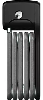 Велосипедный замок ABUS Bordo Lite 6055, на ключ, сегментный, 600 х 5, черный, 780608_ABUS