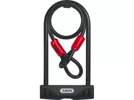 Велосипедный замок ABUS FACILO 32 & Cobra 32/150HB, U-образный, на ключ, черный, 477003_ABUS