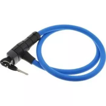 Велосипедный замок ABUS PRIMO 5412K троссовый, на ключ 850 х 12, голубой, 165115_ABUS
