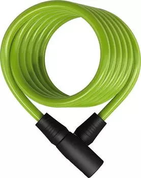Велосипедный замок ABUS Star 4508K/150см, тросовый, 8мм, ключ, класс защиты 2/15, 280гр, зеленый, 05-0040777