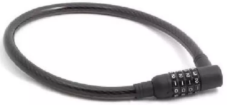 Велосипедный замок AUTHOR ACL-69, тросовый, кодовый, 15 х 700мм, черный, 8-17062012