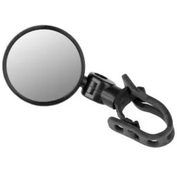 Зеркало велосипедное M-WAVE панорамное, круглое, диаметром 46 мм, быстросъемное крепление, 5-270034
