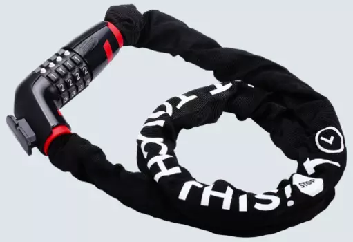 Велосипедный замок BBB CodeLink цепь, кодовый, тканевая-оболочка, 5 x 1000 мм, BBL-49