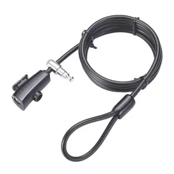 Велосипедный замок BBB QuickLoop, тросовый, на ключ, 8 x 2000 мм, черный, BBL-63