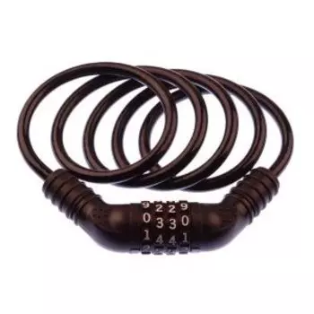 Велосипедный замок JOY KIE тросовый, кодовый, 10 х 1800мм (72"), черный, JK102.705A