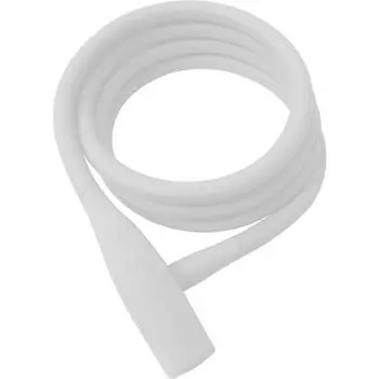 Велосипедный замок Knog Party Coil тросовый, на ключ, 5 х 1300 мм, (Цвет White, 16г, 11368)