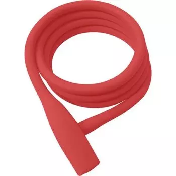 Велосипедный замок Knog Party Coil тросовый, на ключ, 5 х 1300 мм, (Цвет Light Red, 16г, 11363)