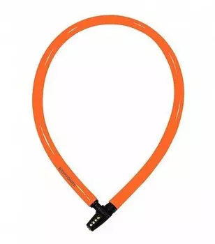 Велосипедный замок Kryptonite Cables KEEPER 665 KEY CBL тросовый, на ключ 6 x 650, оранжевый