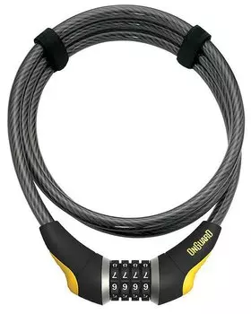 Велосипедный замок ONGUARD AKITA, тросовый, кодовый, 1850 х 12мм, 8041