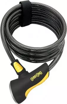 Велосипедный замок Onguard DOBERMAN, спиральный тросовый, на ключ, 1850 х 15мм, 8027