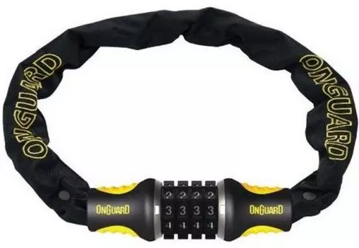 Велосипедный замок Onguard MASTIFF COMBO, кодовый, цепь усиленная титаном 800 x 8мм 8022C
