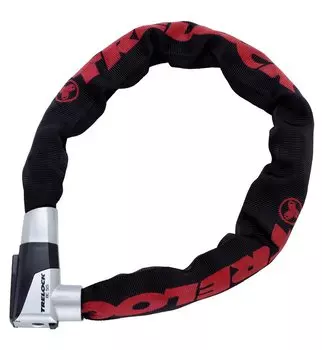 Велосипедный замок TRELOCK BC 515 цепь, на ключ, тканевая-оболочка, 1100 х 8мм, черный, BC 515/110/8