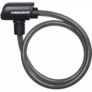 Велосипедный замок TRELOCK K 2, тросовый, на ключ, с держателем 12 x 1000, ZK 432, 8002448