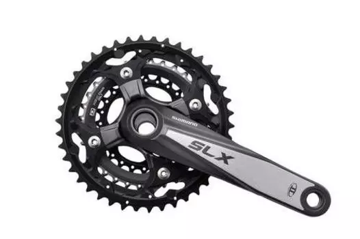 Система шатунов велосипедная Shimano SLX, M66010, 175мм, 42/32/24 с кареткой IFCM66010E224X