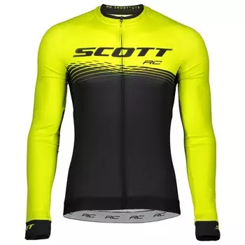 Велокуртка SCOTT RC Pro, длинный рукав, sulphur yellow/black (желтый сульфур/черный), 2019, 270448-5083