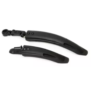 Крылья TRIX, комплект, 16-20", пластик, для детских велосипедов, ширина 55 мм, черные, XGNB-032-1