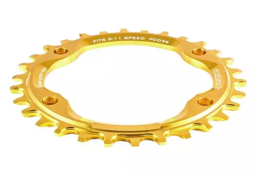 Звезда передняя A2Z NW chainring, 34T, алюминий, золотистый, NW-34T-96-6