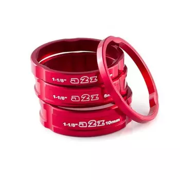 Кольца проставочные A2Z, комплект 3/5/8/10 мм, красный, AD-181-3