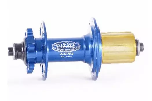 Велосипедная втулка A2Z XCRIII, задняя, под кассету, под диск, 32H, синий, XCRIII-4_142X12