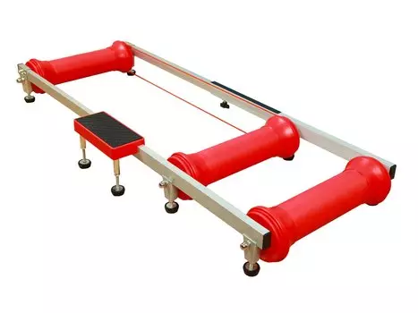 Велостанок BCCN роллерный, складной, для 24-29", 700C, длина 730-1300мм, сталь/HDPE, BN-BN08