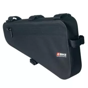 Велосумка 4BIKE Triangle, 4L, 100% влагозащита, под раму, для байкпакинга, черный, ARV000300