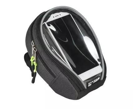 Велосумка COURSE, на руль, с отделением для смартфона, влагозащищенная, нейлон, 19x12 см, вс035.019.1.0