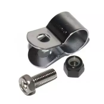 Запчасть SHIMANO хомут тормоза на тормозной рычаг, 5/8", стандартный, болт и гайка, ASMCLIPCEP