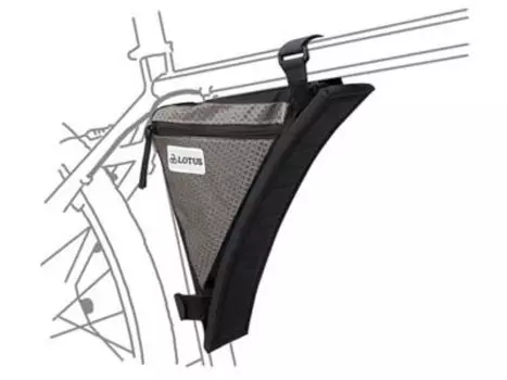 Велосумка Lotus SH-11W, под верхнюю трубу, полиэстер, черный, Lotus_SH-11W