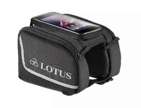 Велосумка Lotus SH-P23L, на раму, c чехлом для смартфона дисплеем до 5", полиэстер, нейлон и PVC, Lotus_SH-P23L