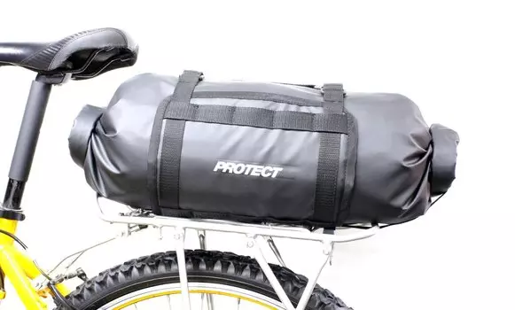 Велосумка на багажник PROTECT до 17 л., серия Bikepacking, черный, 555-673