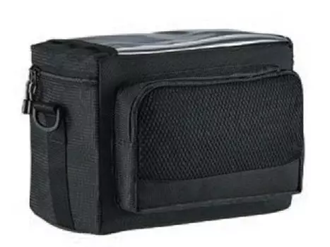 Велосумка на руль SL4246BK, 19.1 x 26.0 x 20.3 cm, крепеж на ремни, черный