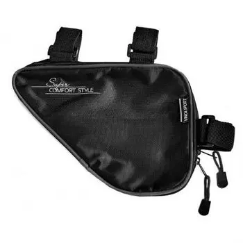 Велосумка под раму Vinca Sport, карман для телефона внутри сумки, 240*180*60мм, FB 05-1 full black
