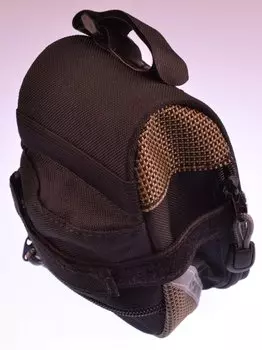 Велосумка под седло Stark G-2, средняя, с чехлом от дождя, черно-бежевая, G-2