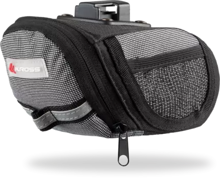 Велосумка подседельная для велосипеда Kross BAG 200, 16*9*9.5cm, черно-серая, T4CTO000128