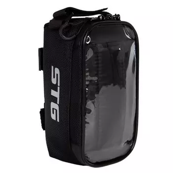 Велосумка STG 555-538, на раму, влагозащищенная, 19х9х10 см, 1.5 л, черный, Х108354