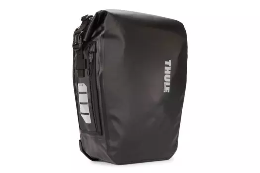 Велосумка THULE SHIELD PANNIER, на багажник, боковая, 17л, черный, 3204208