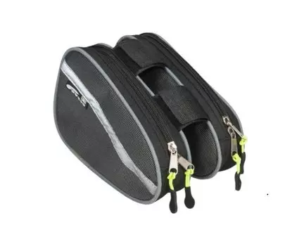 Велосумка TRIX, на раму, 2х(21х12х4см), серый, вс039.018.1.1