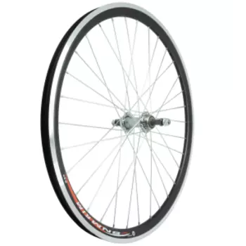 Колесо велосипедное TBS, 28", заднее, втулка стальная, на гайках, обод двойной, алюминий, без пистон, ZVO20167