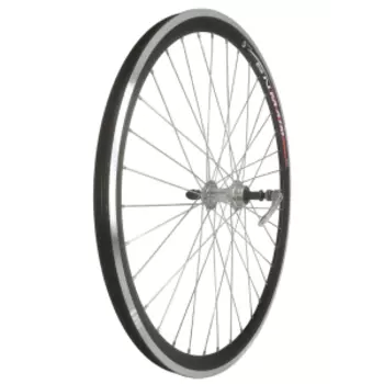 Колесо велосипедное TBS, 27,5" заднее, втулка стальная, обод двойной, алюминий, без пистонирования, чёрный, ZVO20166