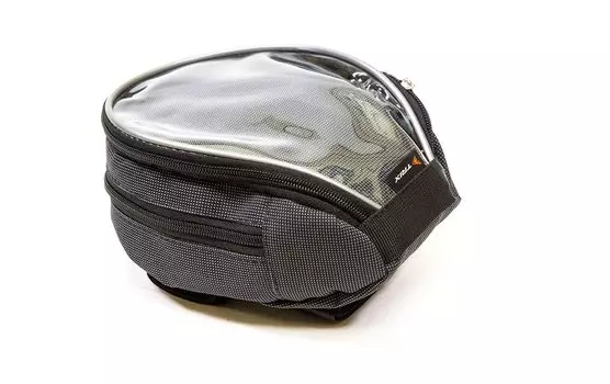 Велосумка TRIX на руль самоката, велосипеда, средняя, серая, вр032.015.1.0