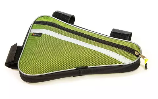 Велосумка TRIX под раму, большая, зеленая, вр015.040.1.0