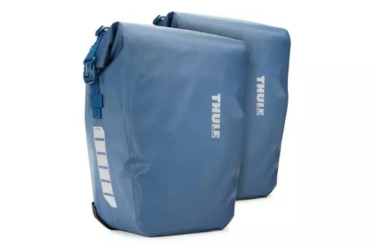 Велосумки THULE SHIELD PANNIER, на багажник, пара, 25 л, синий, 3204210