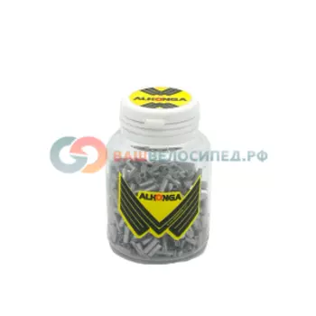 Наконечник троса Alhonga HJ-D100, 2 мм, 500 шт, серебристый, ALH_HJ-D100