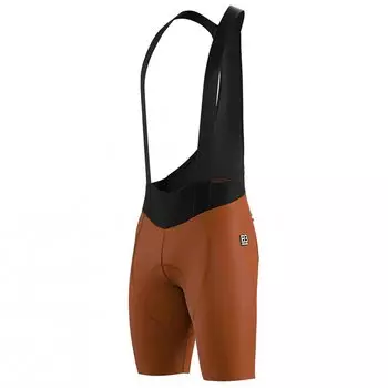 Велотрусы Biemme VIVO COLOR, c лямками, коричневый, 2023, A21P208M (Размер: M, Цвет: Коричневый)