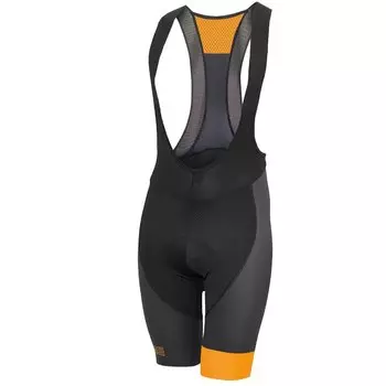 Велотрусы c лямками Biemme Vivo, AB99 черный/оранжевый, 2020, A21L206M (Размер: S)