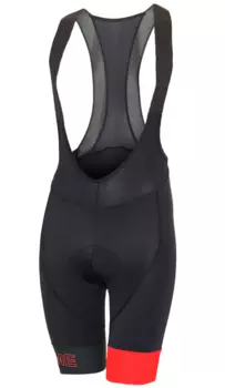 Велотрусы c лямками Вiemme LEGEND ECO, AB82 черный/красный, 2021, A21L203M (Размер: XS)