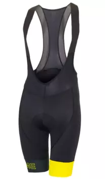 Велотрусы c лямками Вiemme LEGEND ECO, AB85 черный/желтый fluo, 2021, A21L203M (Размер: S)