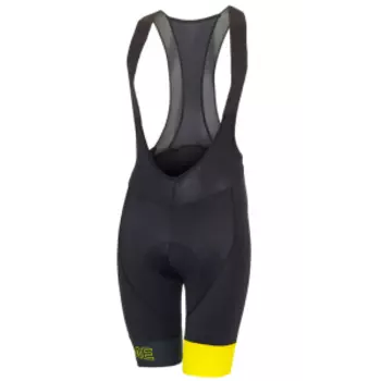 Велотрусы c лямками Вiemme LEGEND ECO, AB85 черный/желтый fluo, 2021, A21L203M