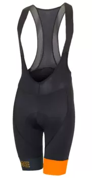 Велотрусы c лямками Вiemme LEGEND ECO, AB86 черный/оранжевый, 2020, A21L203M (Размер: S)